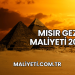 Mısır Gezi Maliyeti 2025