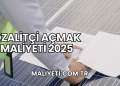 Ozalitçi Açmak Maliyeti 2025