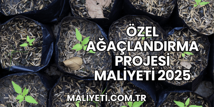 Özel Ağaçlandırma Projesi Maliyeti 2025