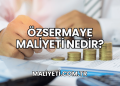 Özsermaye Maliyeti Nedir?