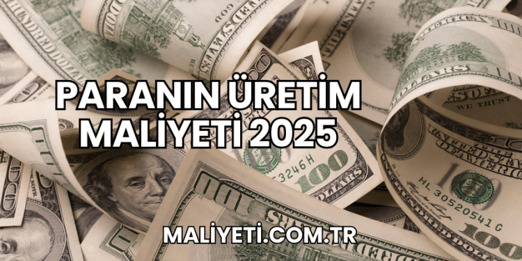 Paranın Üretim Maliyeti 2025