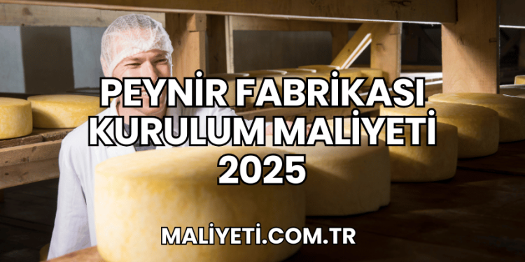Peynir Fabrikası Kurulum Maliyeti 2025