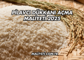 Pilavcı Dükkanı Açma Maliyeti 2025