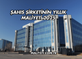Şahıs Şirketinin Yıllık Maliyeti 2025