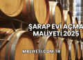 Şarap Evi Açma Maliyeti 2025