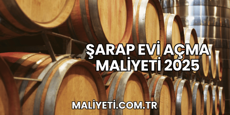 Şarap Evi Açma Maliyeti 2025