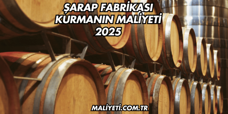 Şarap Fabrikası Kurmanın Maliyeti 2025