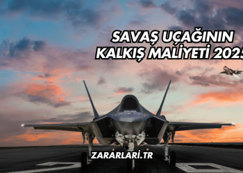 Savaş Uçağının Kalkış Maliyeti 2025