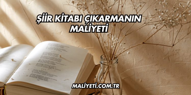 Şiir Kitabı Çıkarmanın Maliyeti