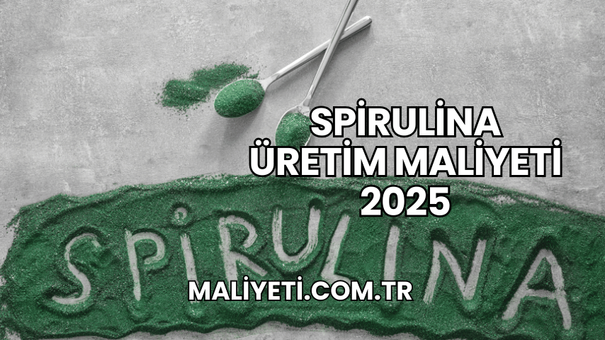 Spirulina Üretim Maliyeti 2025