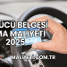 Sürücü Belgesi Alma Maliyeti 2025