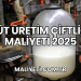 Süt Üretim Çiftliği Maliyeti 2025