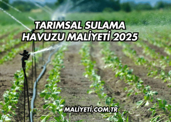 Tarımsal Sulama Havuzu Maliyeti 2025