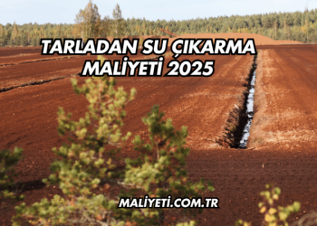 Tarladan Su Çıkarma Maliyeti 2025