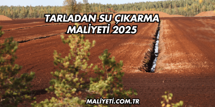 Tarladan Su Çıkarma Maliyeti 2025