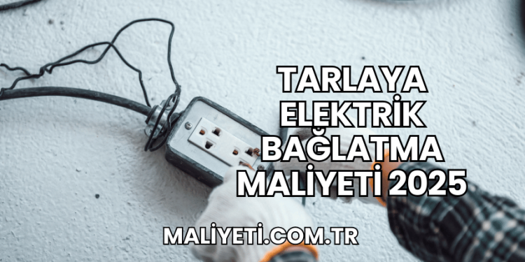 Tarlaya Elektrik Bağlatma Maliyeti 2025