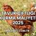 Tavuk Çiftliği Kurma Maliyeti 2025