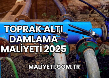 Toprak Altı Damlama Maliyeti 2025