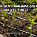 Toprak Altı Damlama Sulama Maliyeti 2025