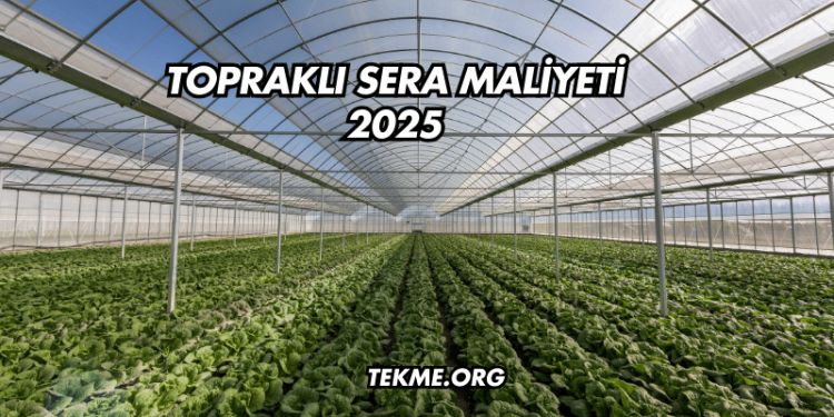 Topraklı Sera Maliyeti 2025