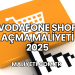 Vodafone Shop Açma Maliyeti 2025