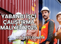 Yabancı İşçi Çalıştırma Maliyeti 2025