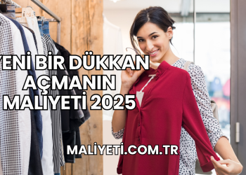 Yeni Bir Dükkan Açmanın Maliyeti 2025