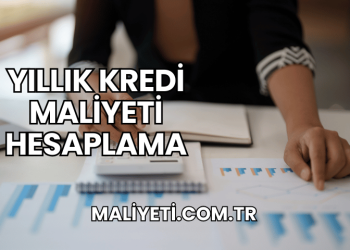 Yıllık Kredi Maliyeti Hesaplama