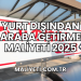 Yurt Dışından Araba Getirme Maliyeti 2025