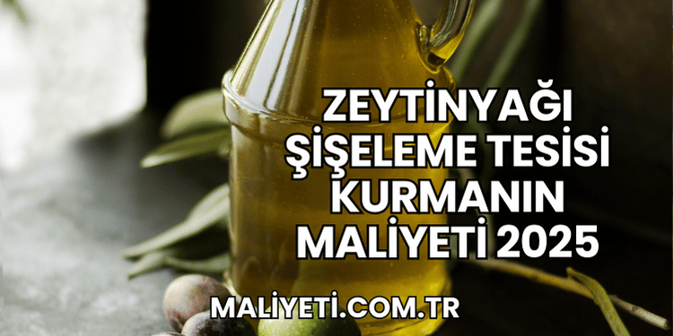 Zeytinyağı Şişeleme Tesisi Kurmanın Maliyeti 2025