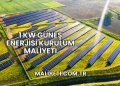 1 kW Güneş Enerjisi Kurulum Maliyeti
