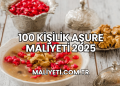 100 Kişilik Aşure Maliyeti 2025
