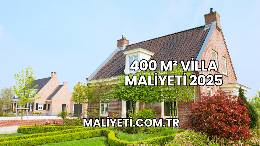 400 m² Villa Maliyeti 2025