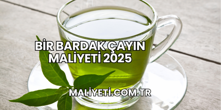 Bir Bardak Çayın Maliyeti 2025