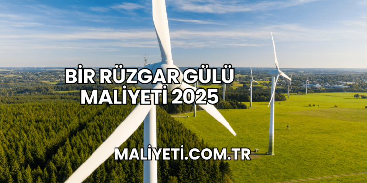 Bir Rüzgar Gülü Maliyeti 2025