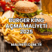 Burger King Açma Maliyeti 2025