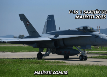 F-16 1 Saatlik Uçuş Maliyeti 2025