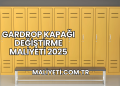 Gardrop Kapağı Değiştirme Maliyeti 2025