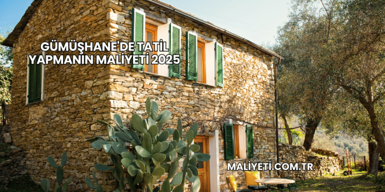 Gümüşhane'de Tatil Yapmanın Maliyeti 2025
