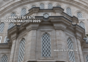 Osmaniye'de Tatil Yapmanın Maliyeti 2025