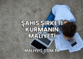 Şahıs Şirketi Kurmanın Maliyeti