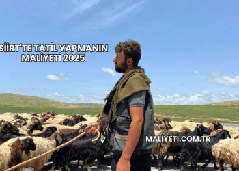 Siirt'te Tatil Yapmanın Maliyeti 2025