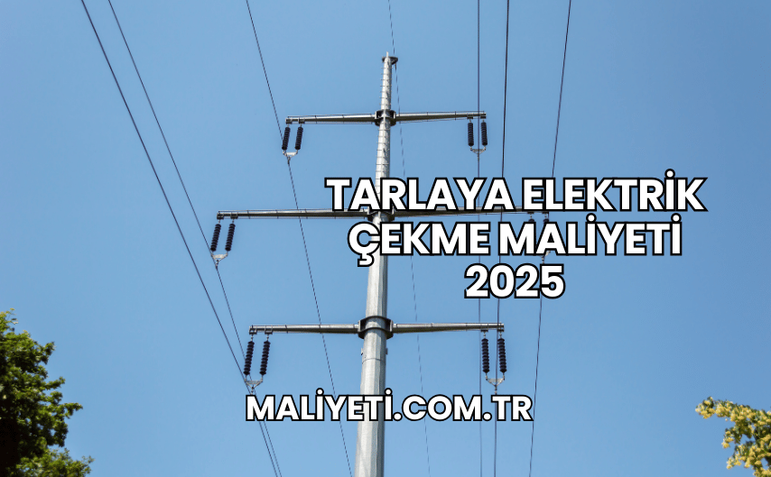 Tarlaya Elektrik Çekme Maliyeti 2025