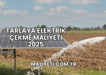 Tarlaya Elektrik Çekme Maliyeti 2025
