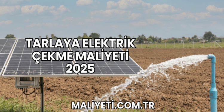 Tarlaya Elektrik Çekme Maliyeti 2025