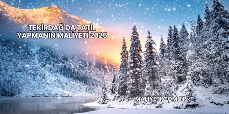 Tekirdağ'da Tatil Yapmanın Maliyeti 2025