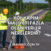 Yol Yapım Maliyeti Fazla Olan Yerler Nerelerdir?