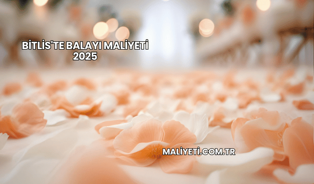 Bitlis'te Balayı Maliyeti 2025