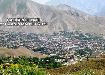 Hakkâri'de Tatil Yapmanın Maliyeti 2025