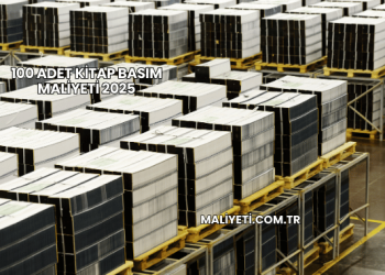 100 Adet Kitap Basım Maliyeti 2025